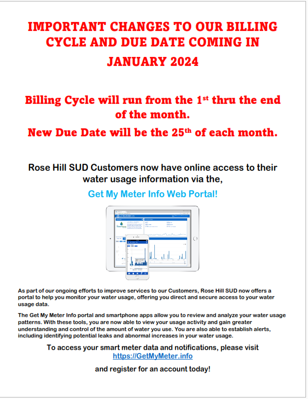 Billing Cycle & Due Date Changes